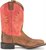Side view of Double H Boot Mens 11 Inch Wide Square Toe